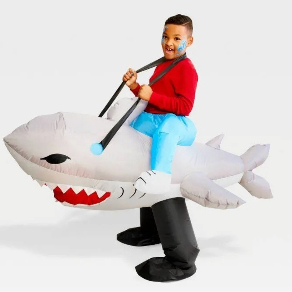 Hyde & EEK! Inflatable Shark Rider Costume OSFM